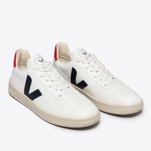 Veja Tennis Shoes: Style V-10 CWL White Nautico Pekin